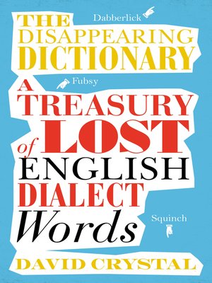 cover image of The Disappearing Dictionary
